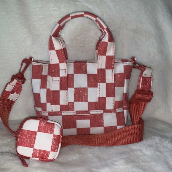 Madden Girl Handbags - Sold- Madden Girl Mini Canvas Tote Bag